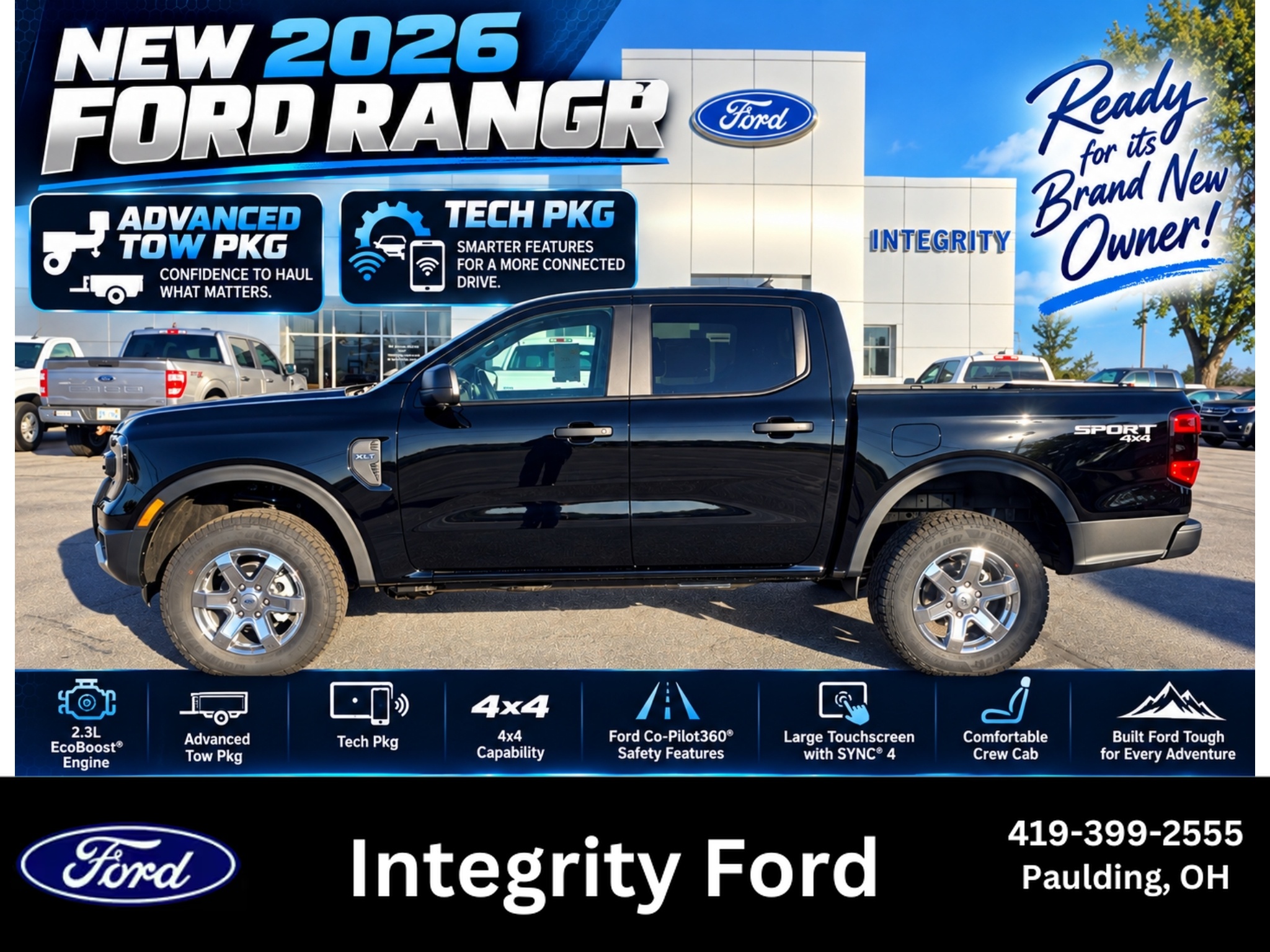 2026 Ford Ranger XLT Truck SuperCrew