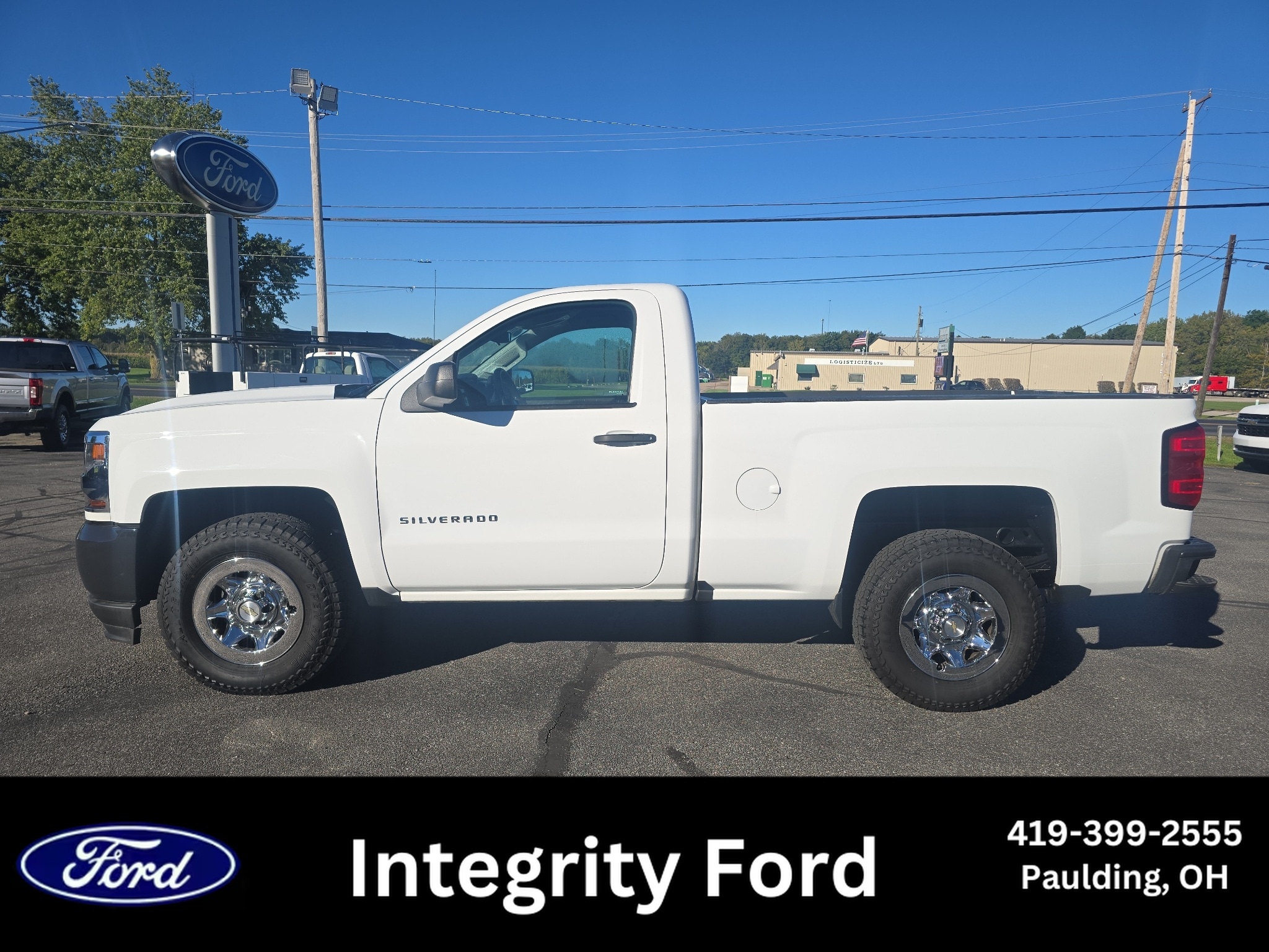 Used 2016 Chevrolet Silverado 1500 Work Truck 1WT with VIN 1GCNCNEH3GZ332688 for sale in Paulding, OH