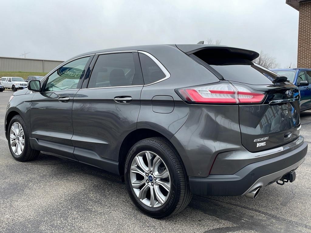 Used 2020 Ford Edge Titanium with VIN 2FMPK4K97LBA68175 for sale in Bellefontaine, OH