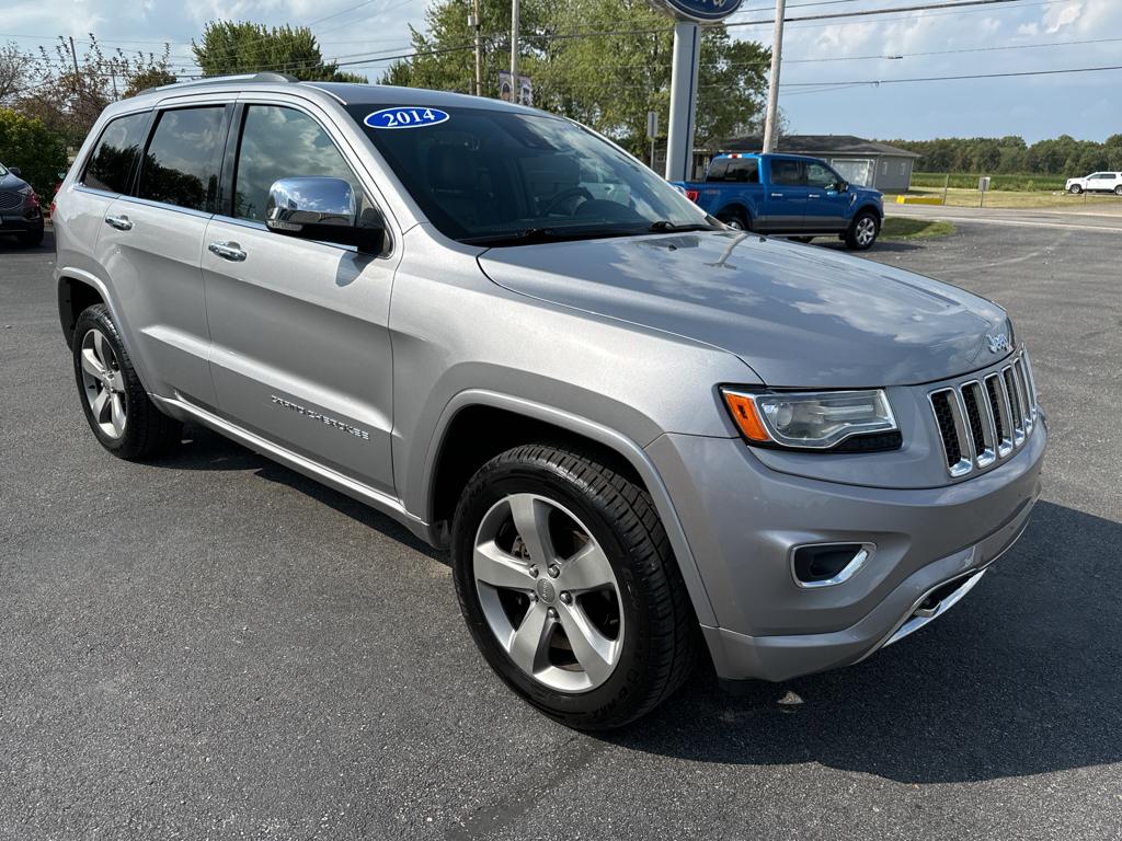 Used 2014 Jeep Grand Cherokee Overland with VIN 1C4RJFCG5EC471695 for sale in Bellefontaine, OH