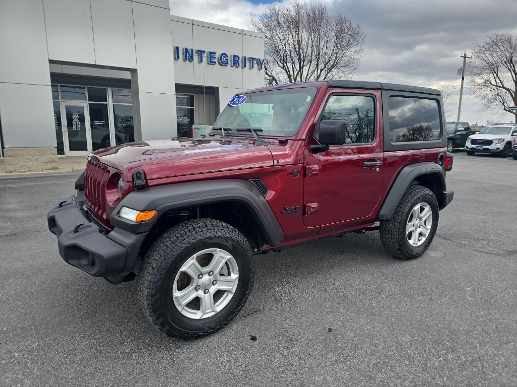 Used 2021 Jeep Wrangler Sport S with VIN 1C4GJXAN2MW792928 for sale in Bellefontaine, OH
