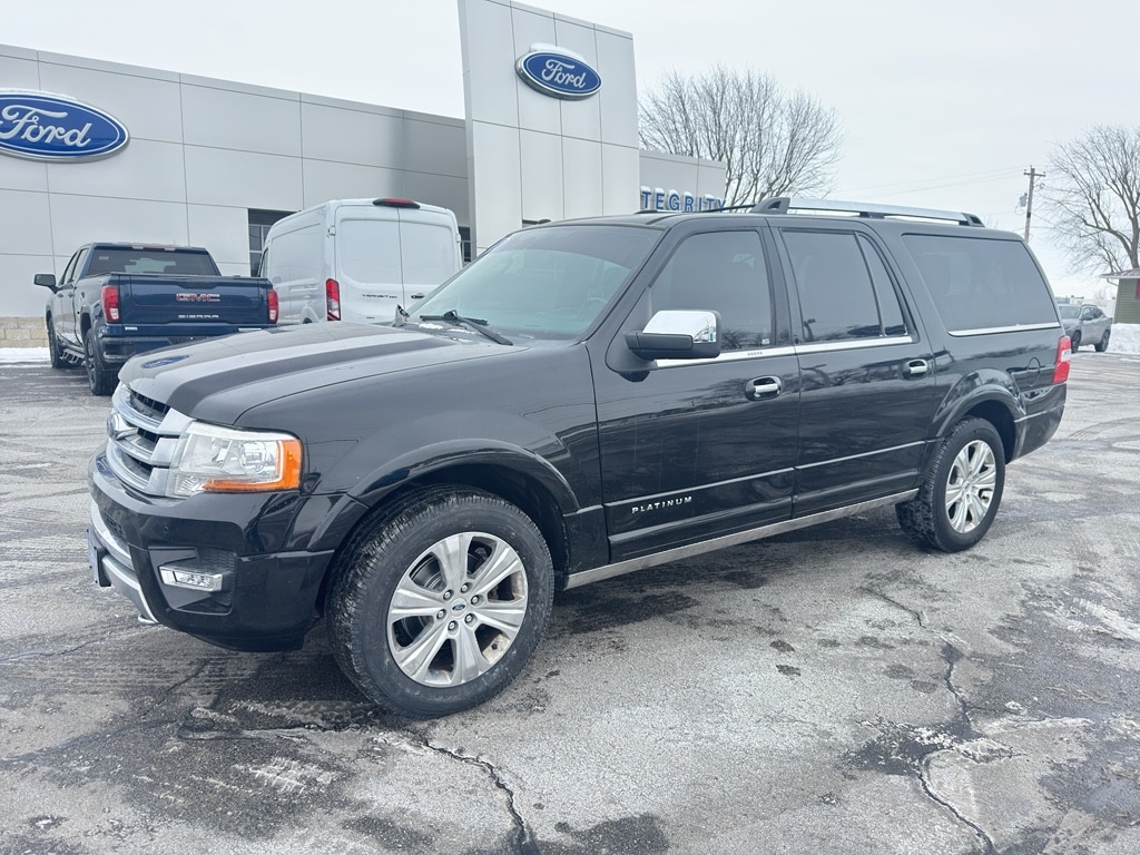 Used 2017 Ford Expedition MAX Platinum with VIN 1FMJK1MT3HEA24487 for sale in Bellefontaine, OH