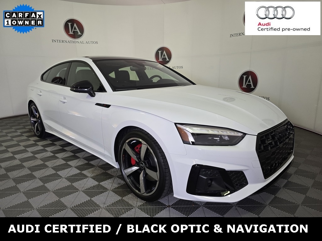 Certified 2024 Audi A5 Sportback 45 S Line Premium Plus Sportback