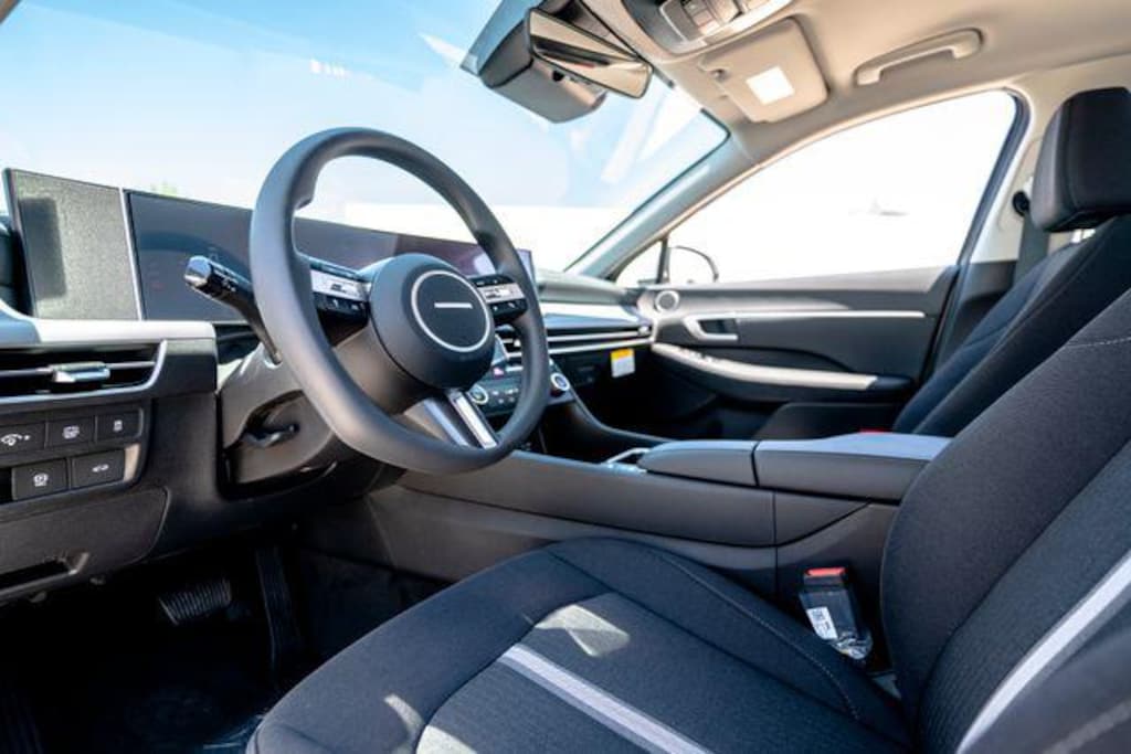 New 2026 Hyundai Sonata Hybrid Blue Sedan