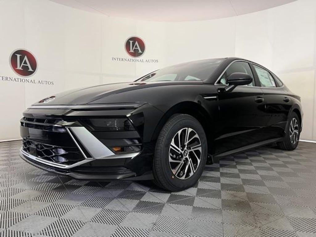 New 2026 Hyundai Sonata Hybrid Blue Sedan