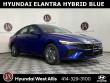 New 2026 Hyundai Elantra Hybrid Blue Sedan