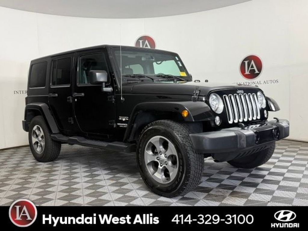 Used 2017 Jeep Wrangler JK Unlimited Sahara 4x4 SUV
