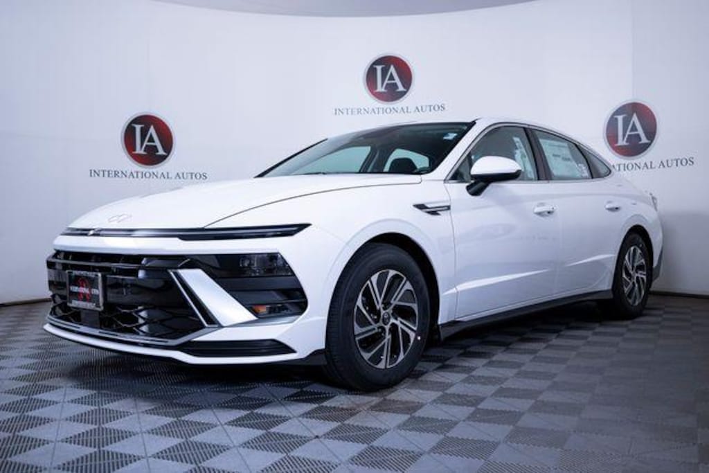 New 2026 Hyundai Sonata Hybrid Blue Sedan