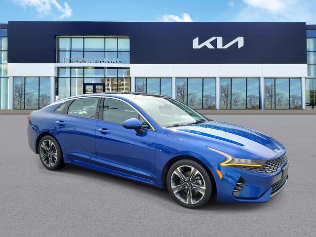 Used 2021 Kia K5 EX with VIN 5XXG34J21MG035776 for sale in Orland Hills, IL