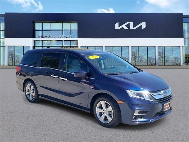 Used 2020 Honda Odyssey EX-L with VIN 5FNRL6H72LB003491 for sale in Orland Hills, IL