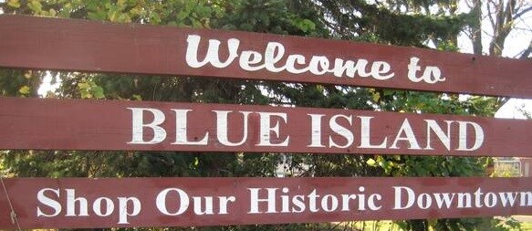 Blue Island Welcome Logo