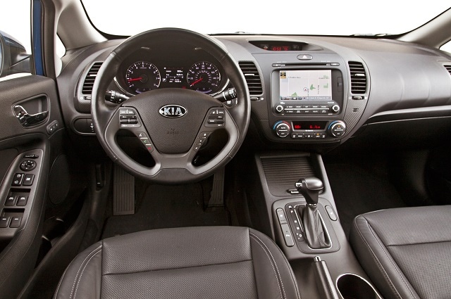 Interior of a 2016 Kia Forte Koup Outside Chicago