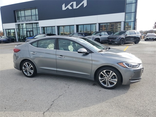 Used 2017 Hyundai Elantra Limited with VIN KMHD84LF7HU063498 for sale in Orland Hills, IL