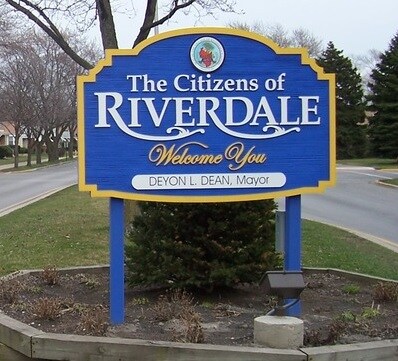 Riverdale IL street sign