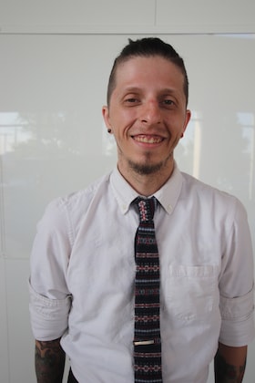 Staff member Vincent Sroka from f9b41fc3890d