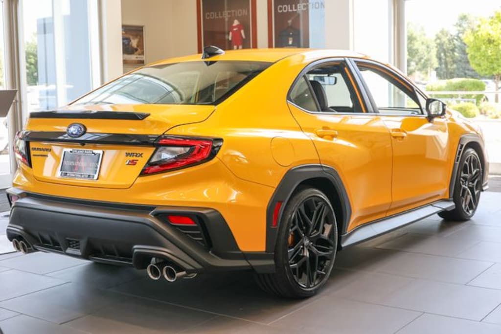 New 2026 Subaru WRX Series.Yellow Sedan