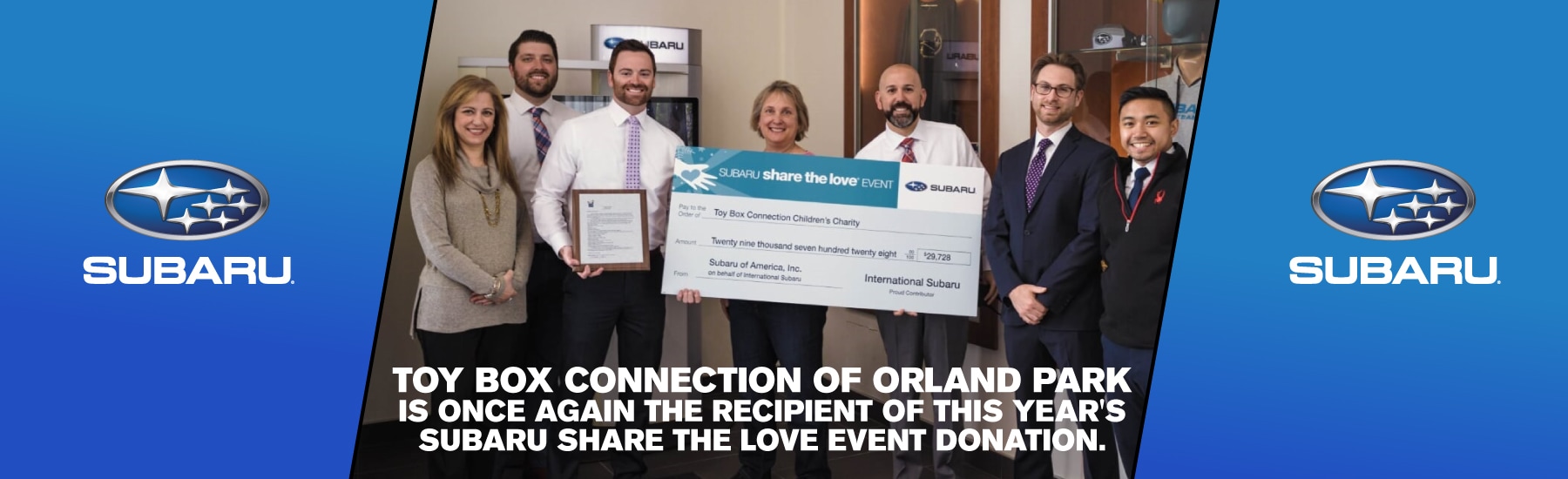 Subaru Share the Love Event Toy Box Connection International Subaru