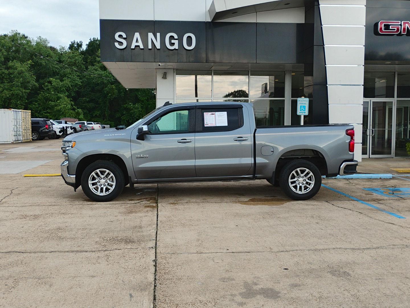 Used 2021 Chevrolet Silverado 1500 LT with VIN 1GCPWCED3MZ422842 for sale in Winnsboro, LA