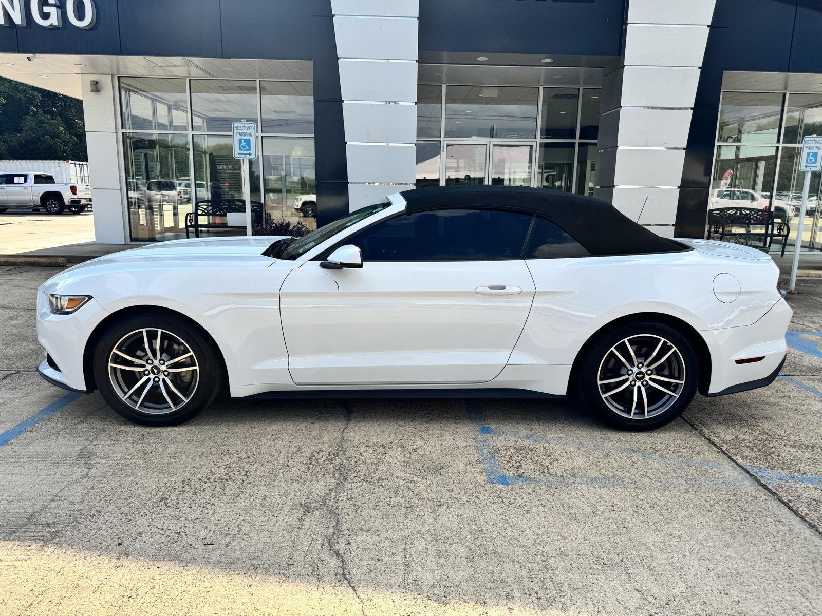 Used 2016 Ford Mustang EcoBoost Premium with VIN 1FATP8UH0G5295790 for sale in Winnsboro, LA