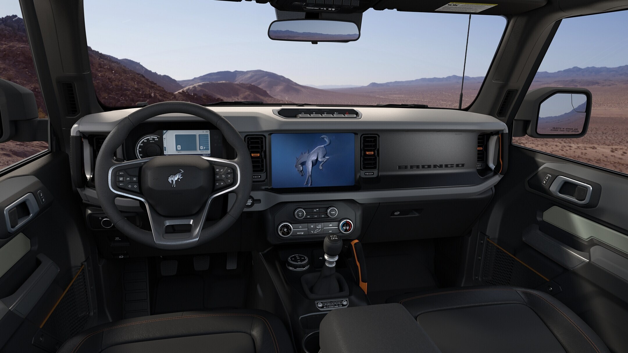2024 Ford Bronco interior