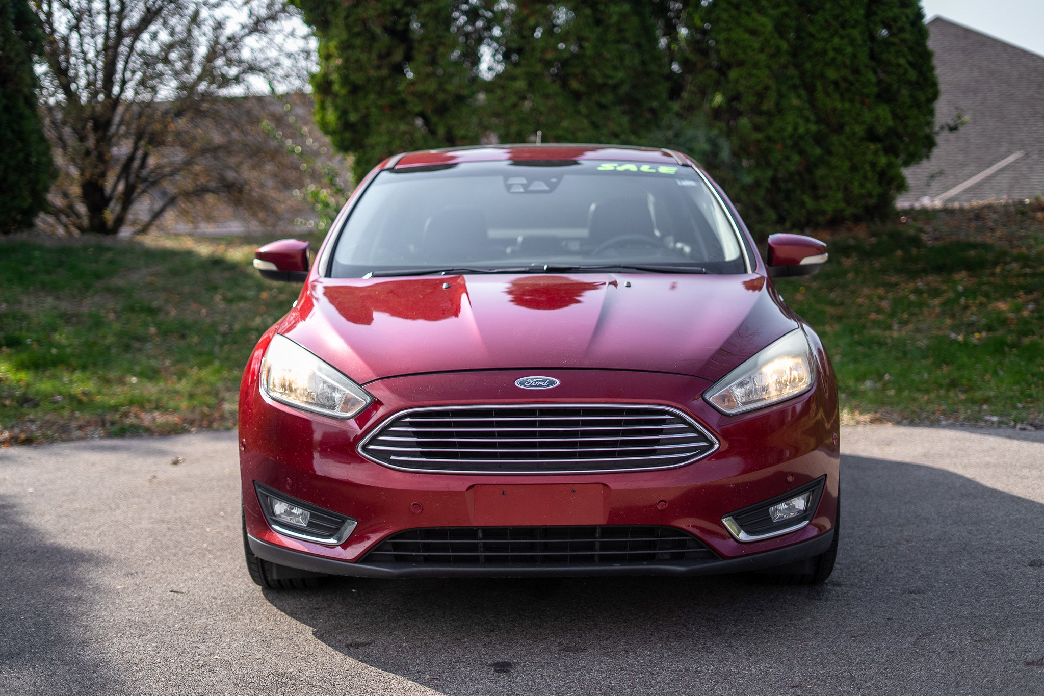 Used 2015 Ford Focus Titanium with VIN 1FADP3J28FL276616 for sale in Miamisburg, OH