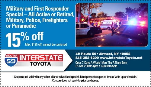 Toyota Service Specials Rockland County Ny Interstate Toyota