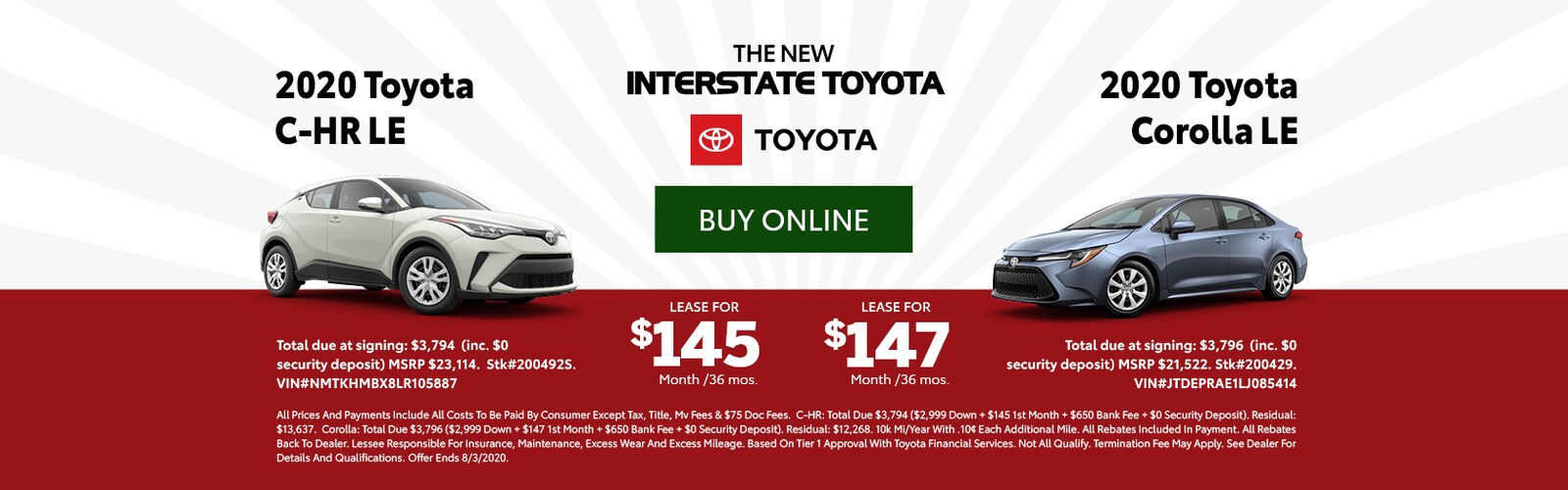 Interstate Toyota New & Used Toyota Dealership in Rt 59 Airmont