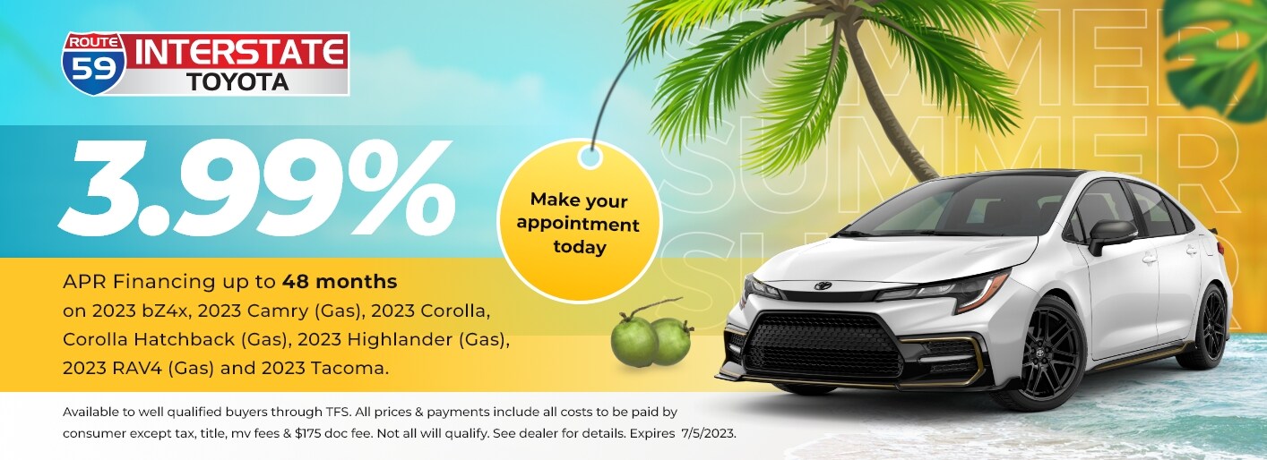 Interstate Toyota New & Used Toyota Dealership in Rt 59 Airmont