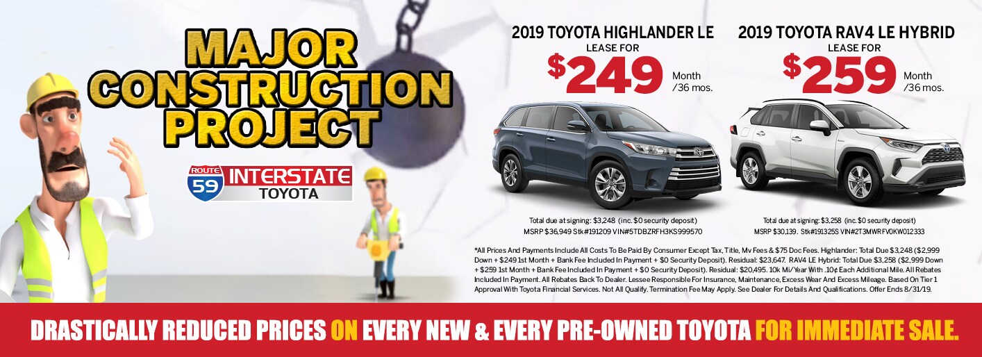 Interstate Toyota New & Used Toyota Dealership in Rt 59 Airmont