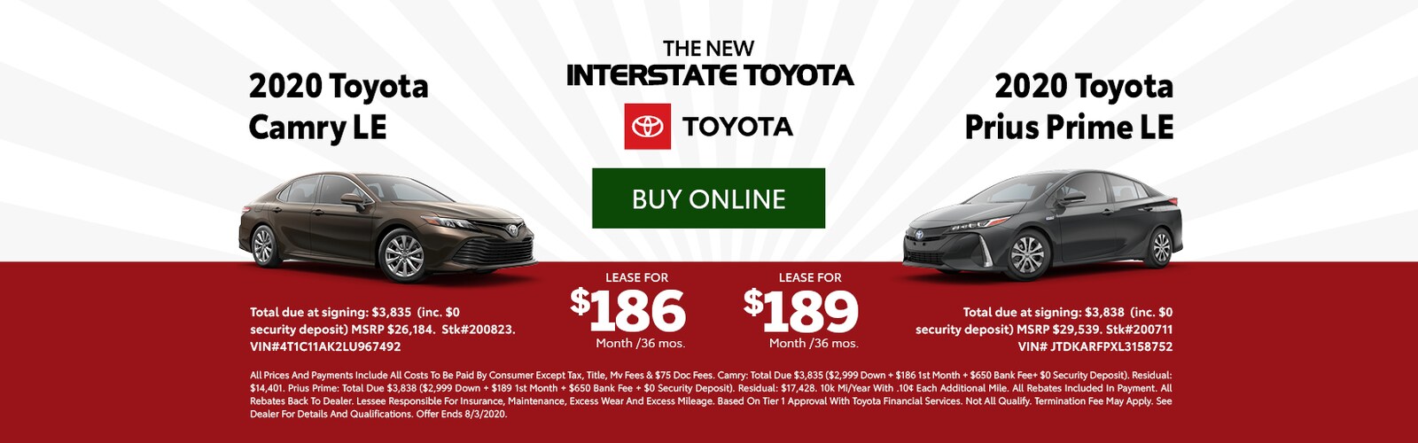 Interstate Toyota New & Used Toyota Dealership in Rt 59 Airmont
