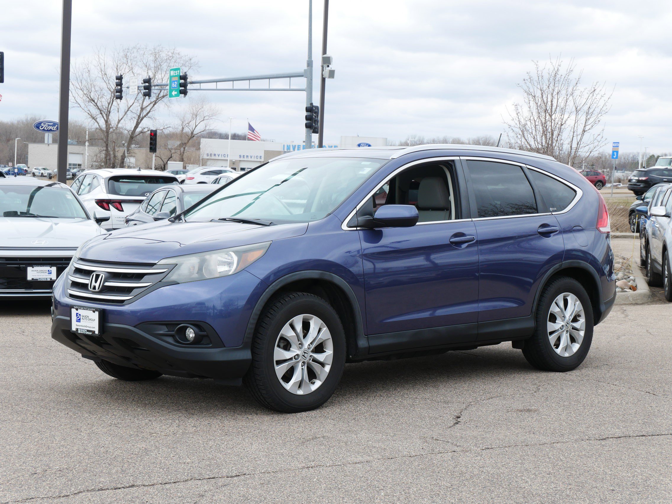 Used 2012 Honda CR-V EX-L with VIN 5J6RM4H79CL008020 for sale in Inver Grove, Minnesota