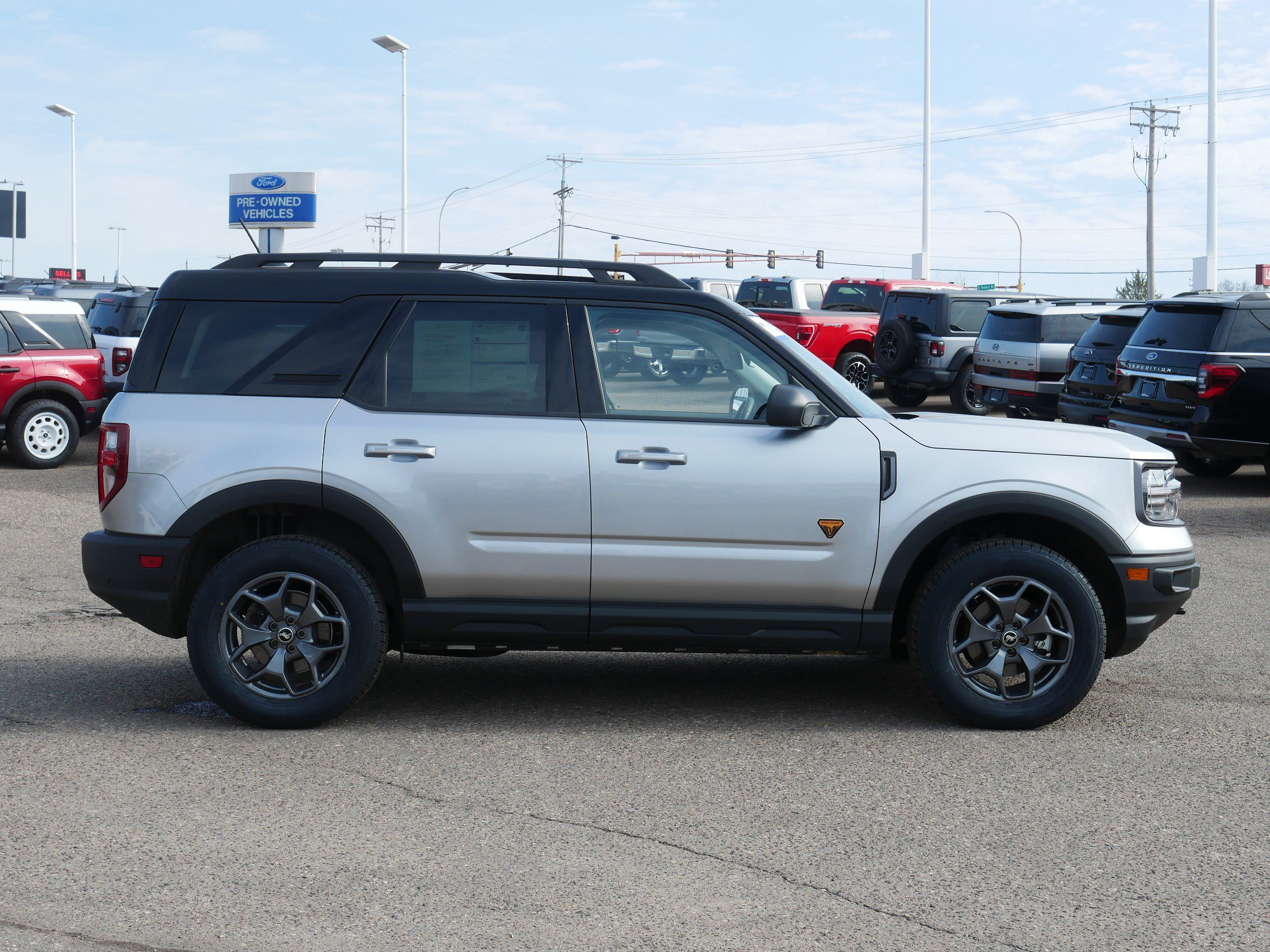 Certified 2021 Ford Bronco Sport Badlands with VIN 3FMCR9D90MRA51452 for sale in Inver Grove Heights, Minnesota