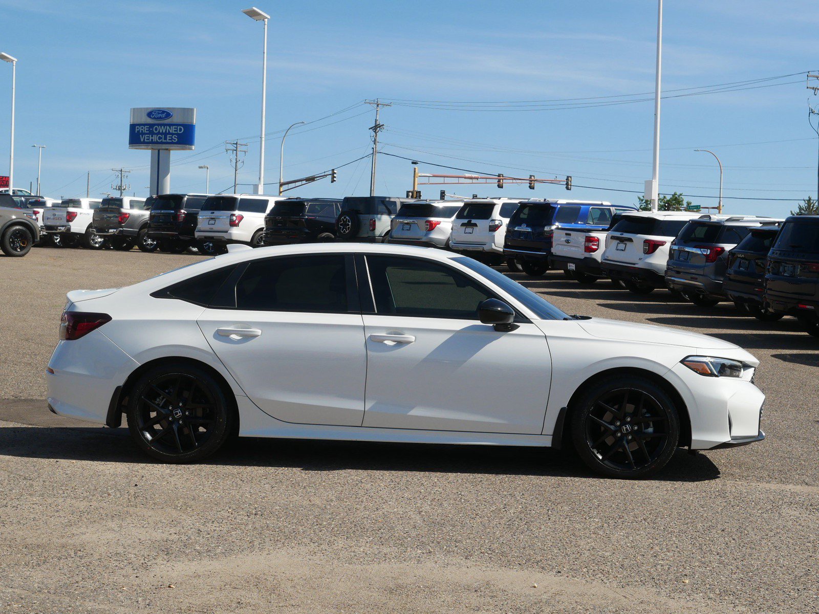 Certified 2025 Honda Civic Sport with VIN 2HGFE4F8XSH353085 for sale in Inver Grove Heights, Minnesota