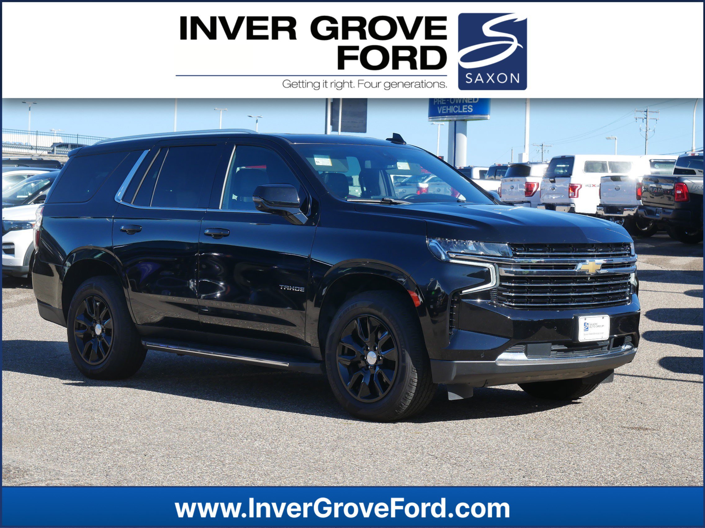 Used 2022 Chevrolet Tahoe LT with VIN 1GNSKNKD2NR118254 for sale in Inver Grove Heights, Minnesota