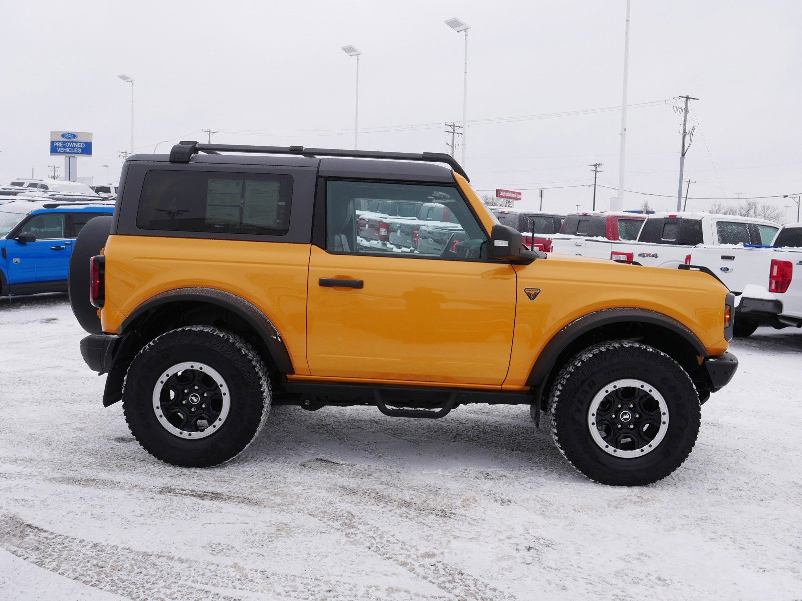 Certified 2022 Ford Bronco 2-Door Badlands with VIN 1FMDE5CH2NLB81802 for sale in Inver Grove Heights, Minnesota