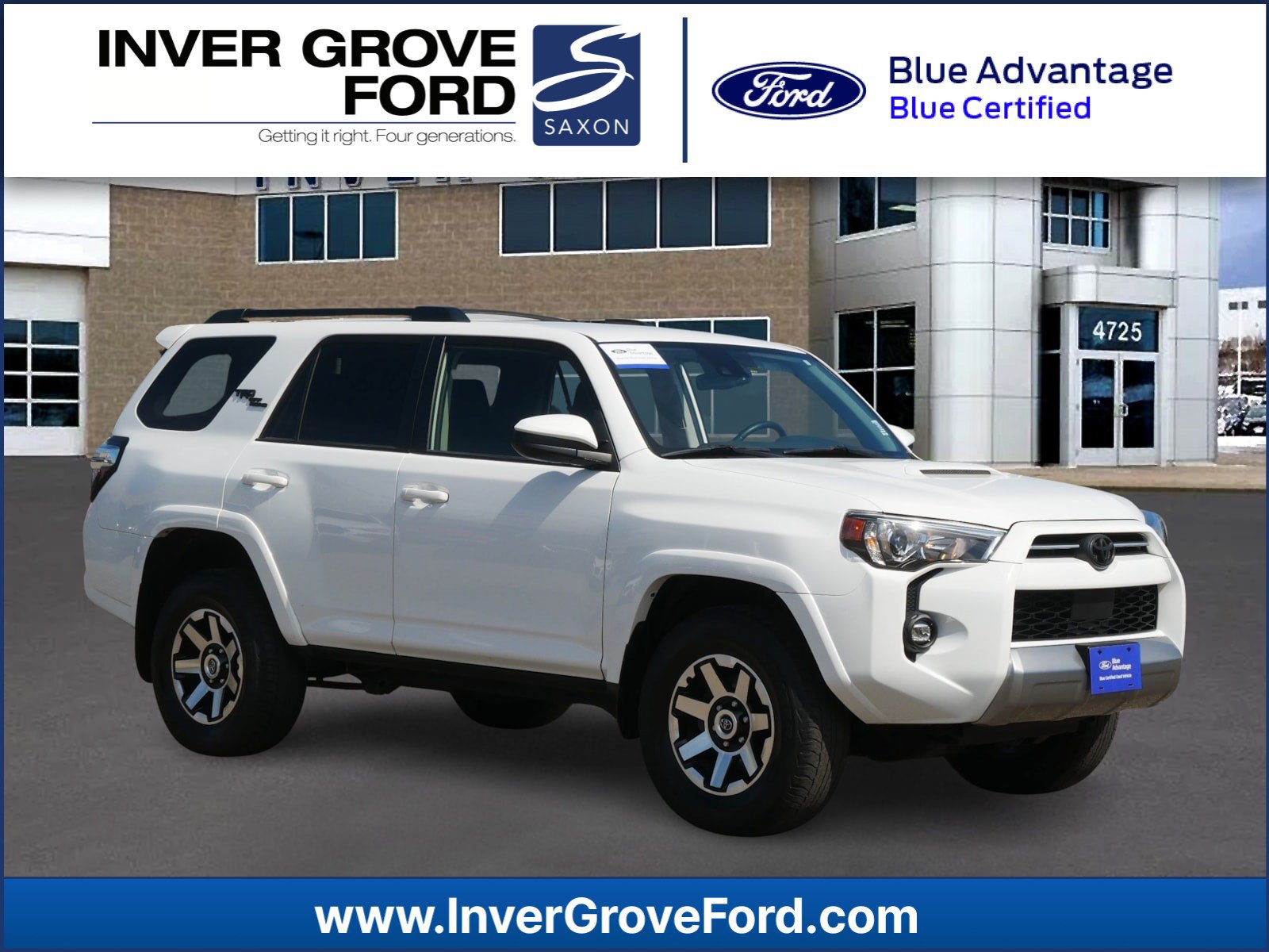 Certified 2022 Toyota 4Runner TRD Off-Road with VIN JTEPU5JR4N6000225 for sale in Inver Grove Heights, Minnesota