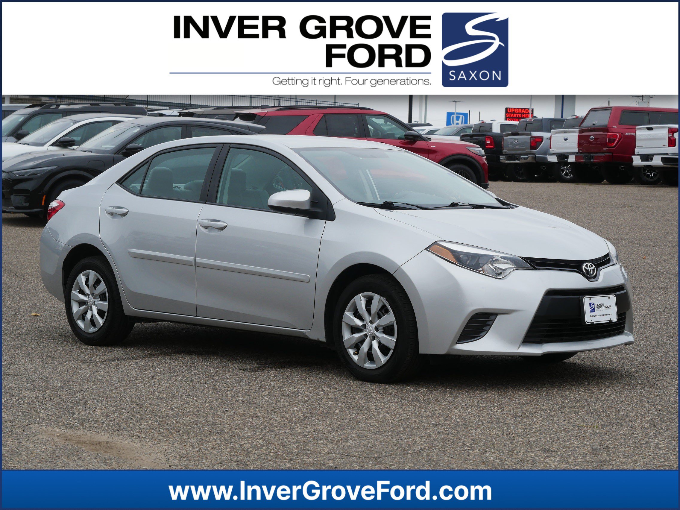 Used 2015 Toyota Corolla LE with VIN 5YFBURHE3FP234097 for sale in Inver Grove Heights, Minnesota