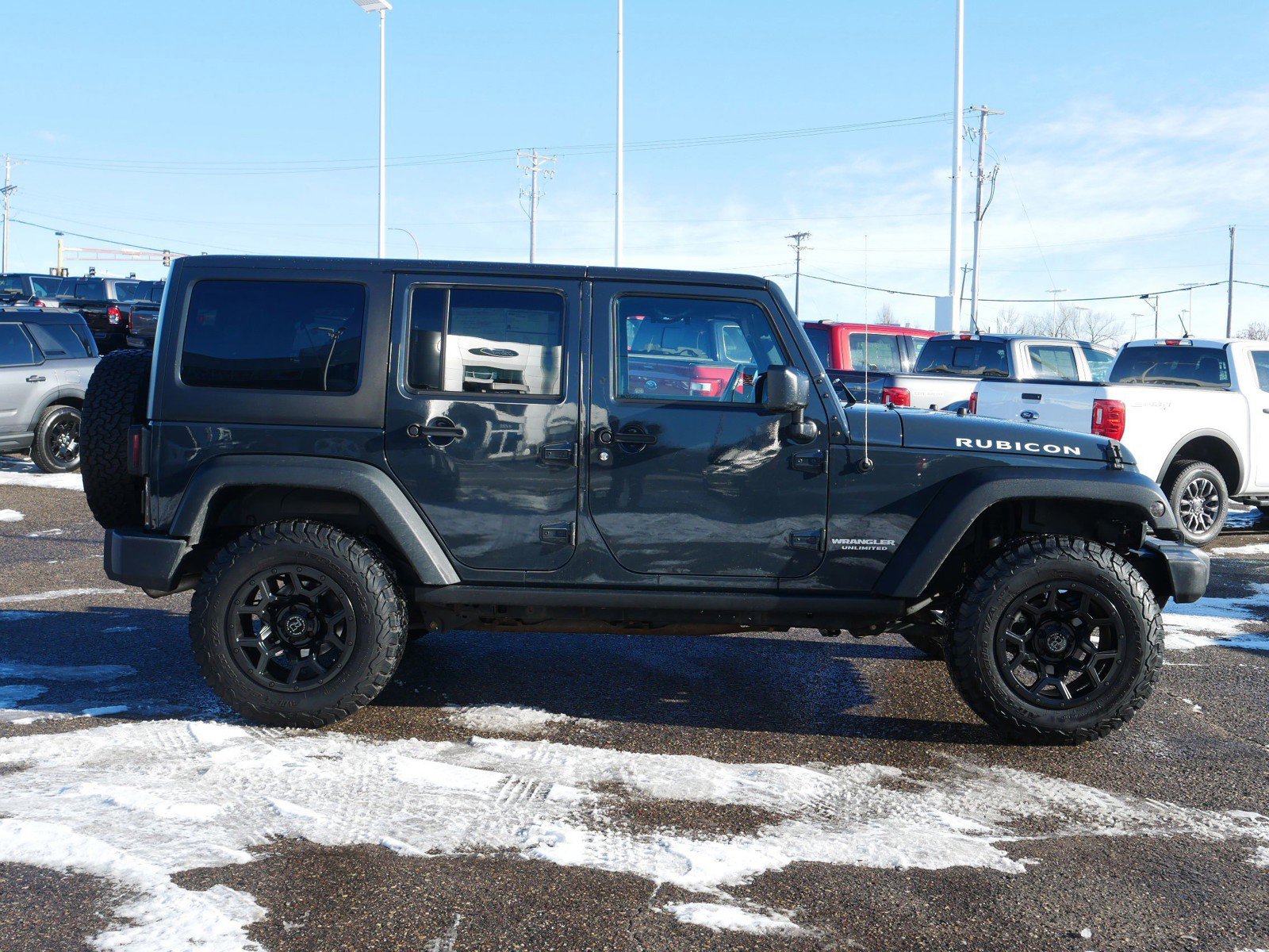 Certified 2017 Jeep Wrangler Unlimited Rubicon with VIN 1C4BJWFG9HL616626 for sale in Inver Grove Heights, Minnesota