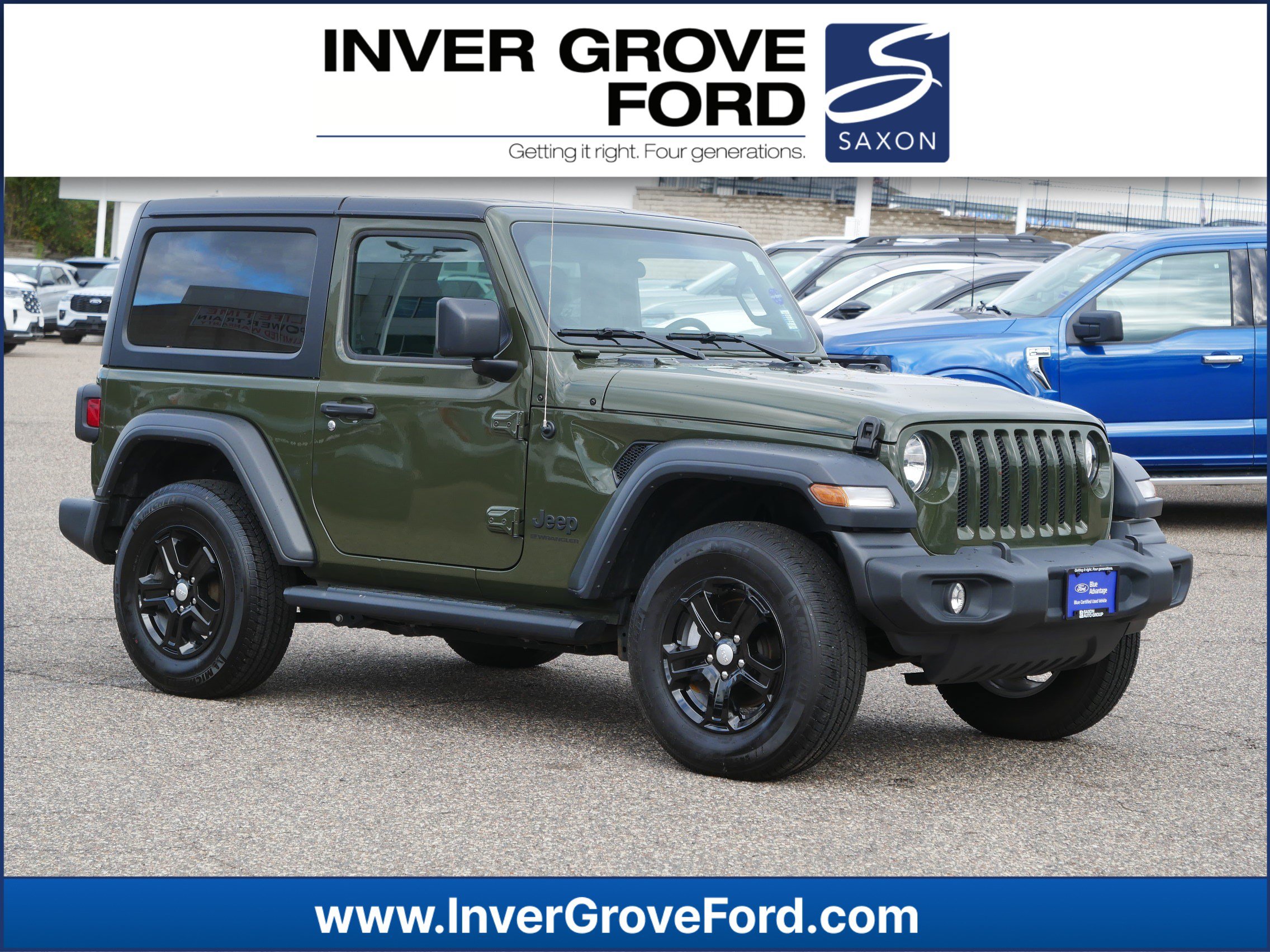 Certified 2023 Jeep Wrangler Sport S SUV
