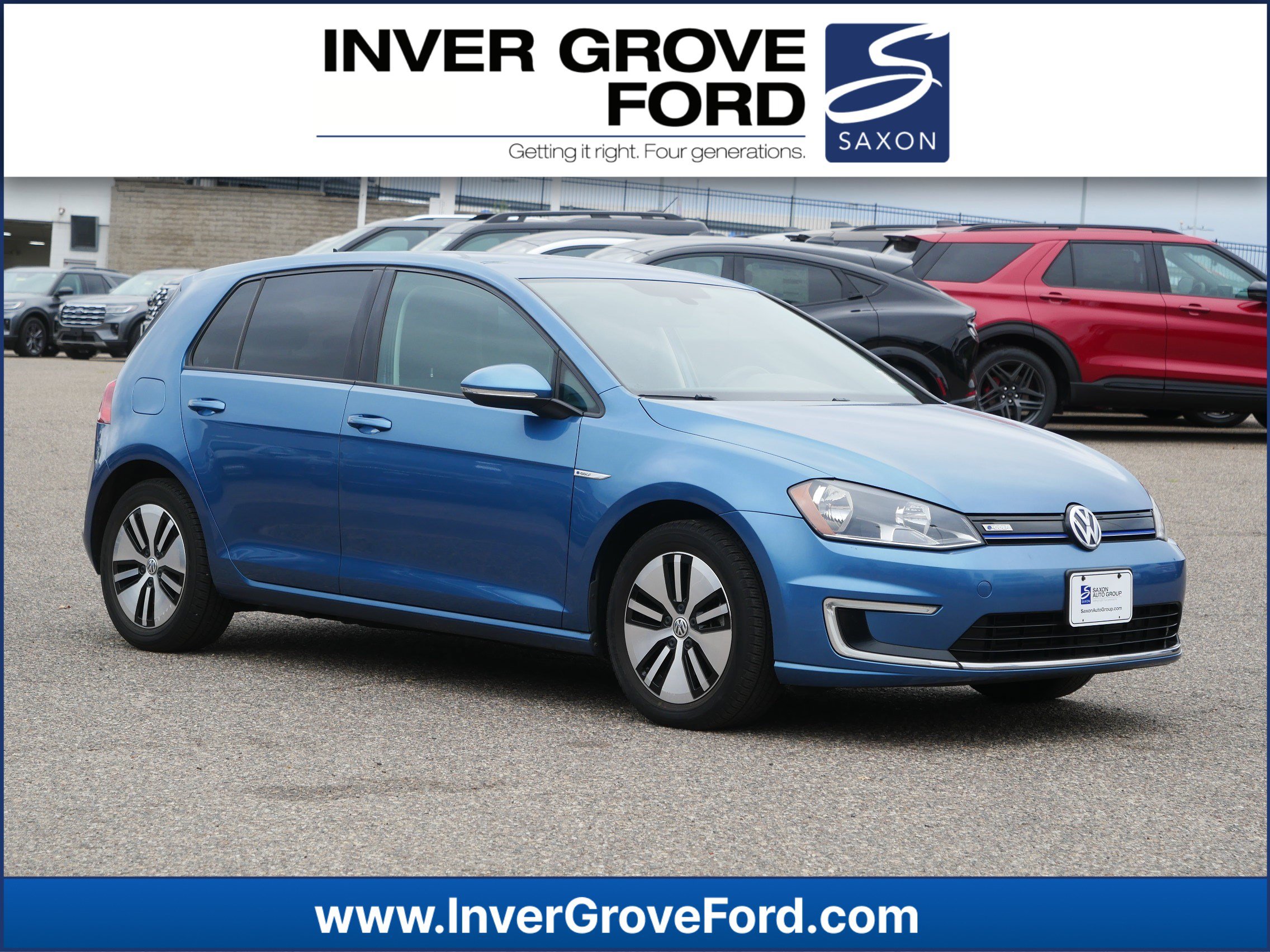 Used 2016 Volkswagen e-Golf e-Golf SE with VIN WVWKP7AU9GW917279 for sale in Inver Grove Heights, MN