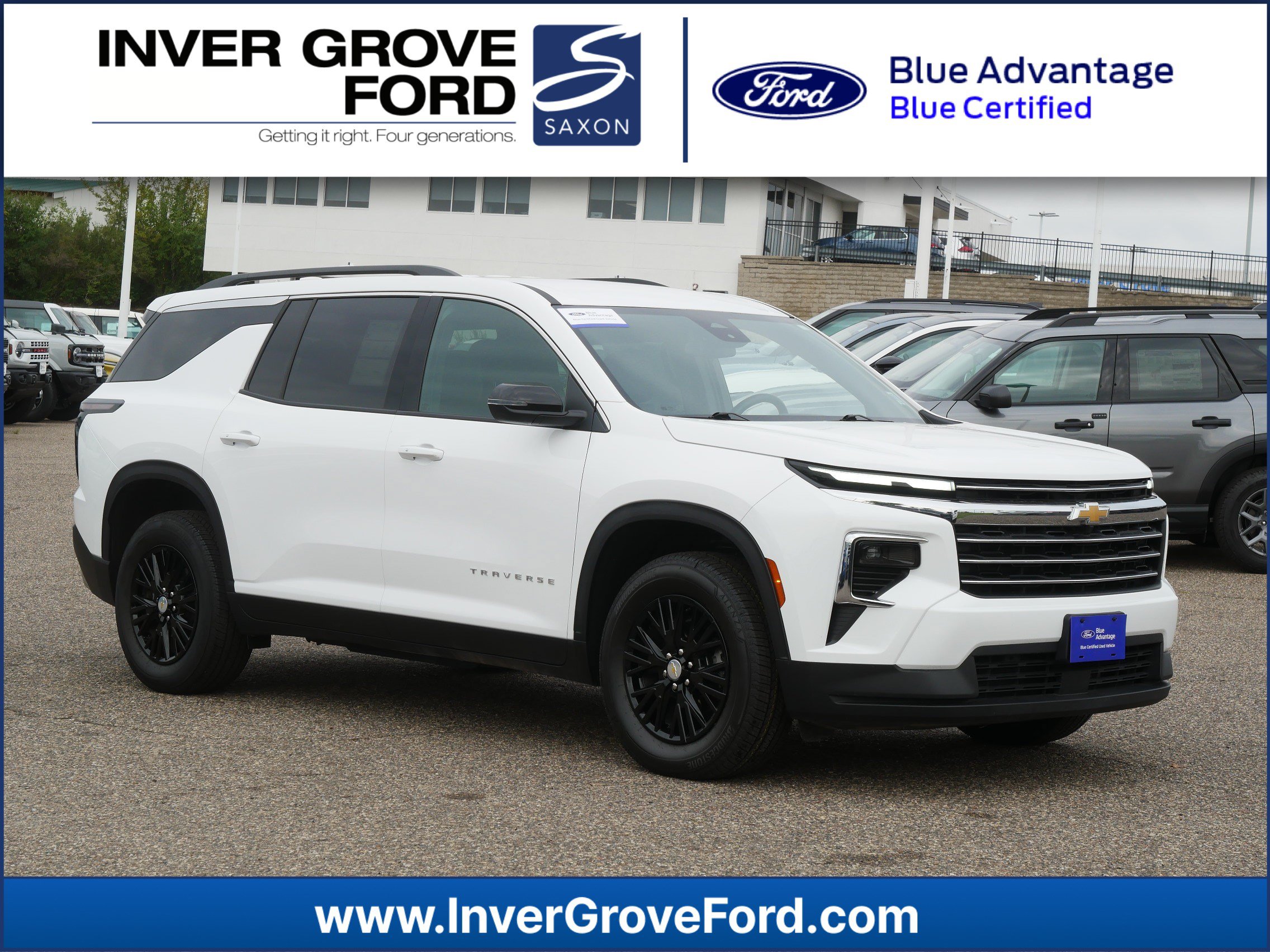 Certified 2026 Chevrolet Traverse LT with VIN 1GNEVGKSXTJ196890 for sale in Inver Grove Heights, Minnesota