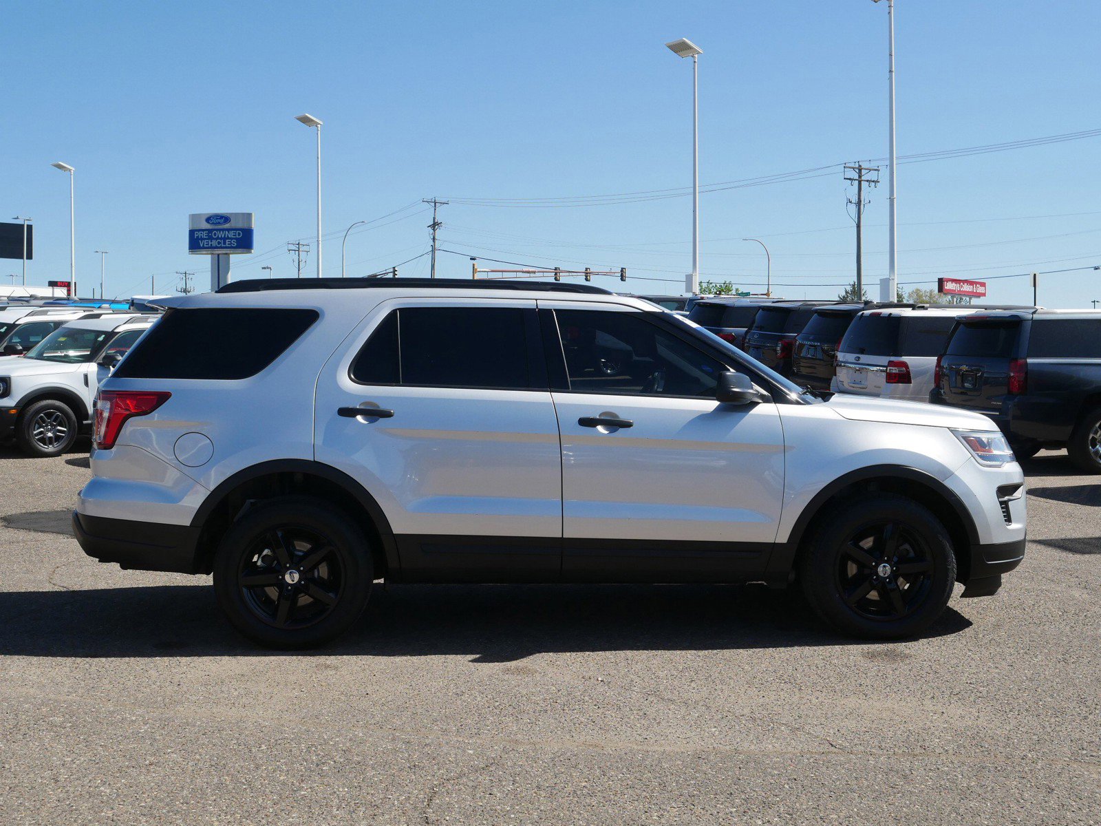 Certified 2018 Ford Explorer Base with VIN 1FM5K8B89JGC77476 for sale in Inver Grove Heights, Minnesota