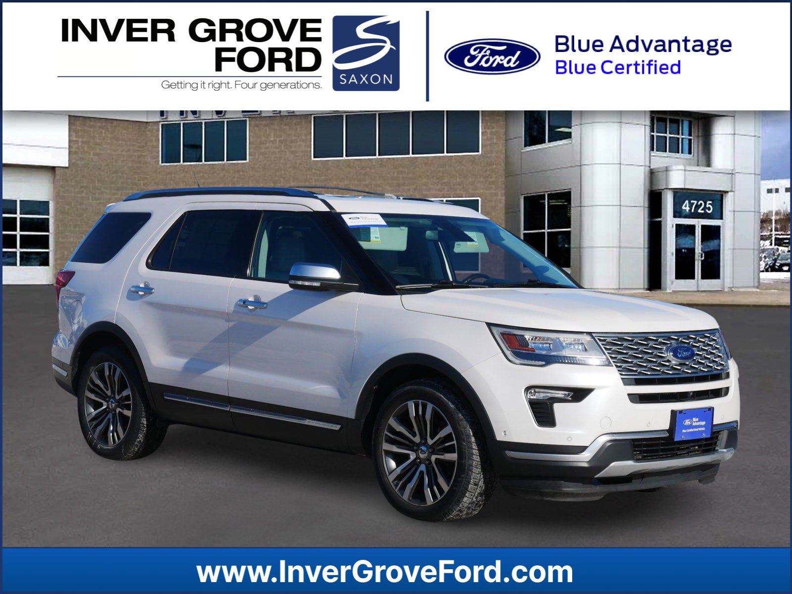 2018 Ford Explorer Platinum 4WD 