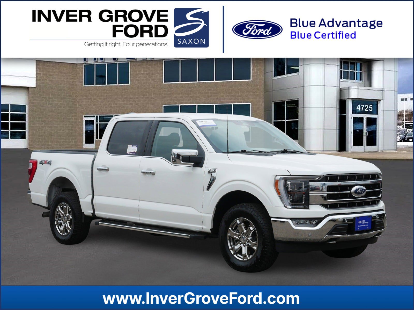 2022 Ford F-150 LARIAT 4WD SuperCrew 5.5 Box 