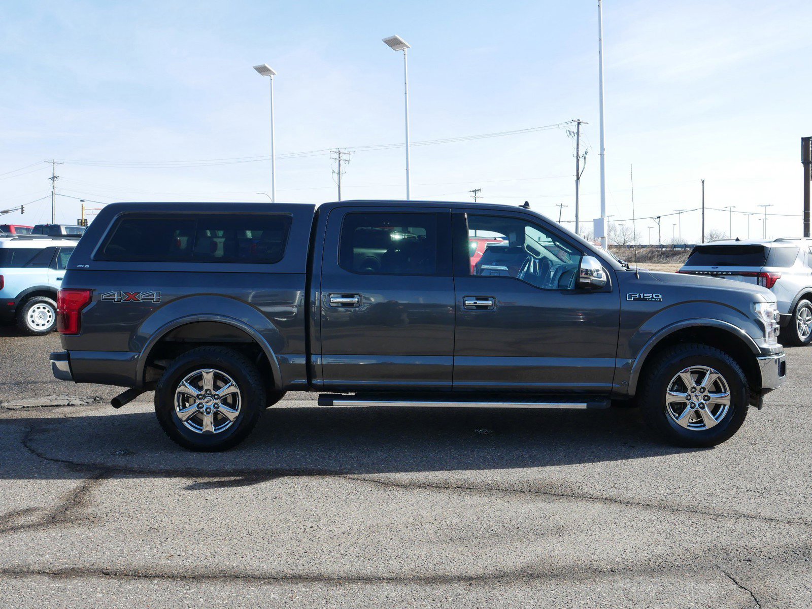 Used 2019 Ford F-150 Lariat with VIN 1FTEW1E45KKE37568 for sale in Inver Grove Heights, Minnesota