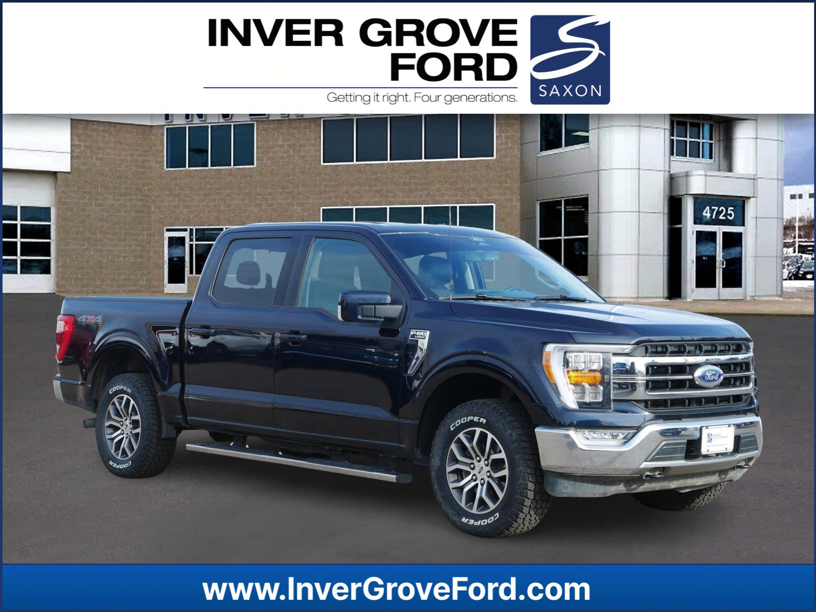 2021 Ford F-150 LARIAT 4WD SuperCrew 5.5 Box 