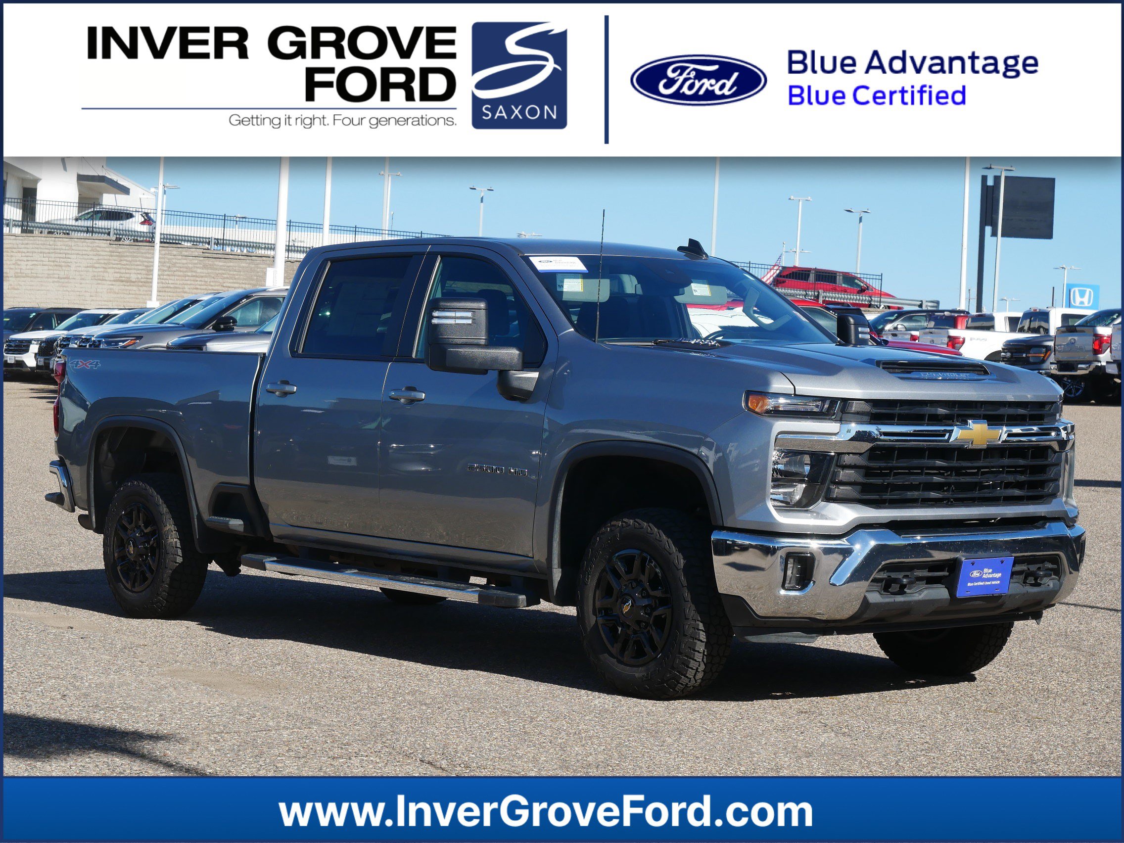 Certified 2025 Chevrolet Silverado 2500HD LT with VIN 2GC1KNE73S1230902 for sale in Inver Grove Heights, Minnesota