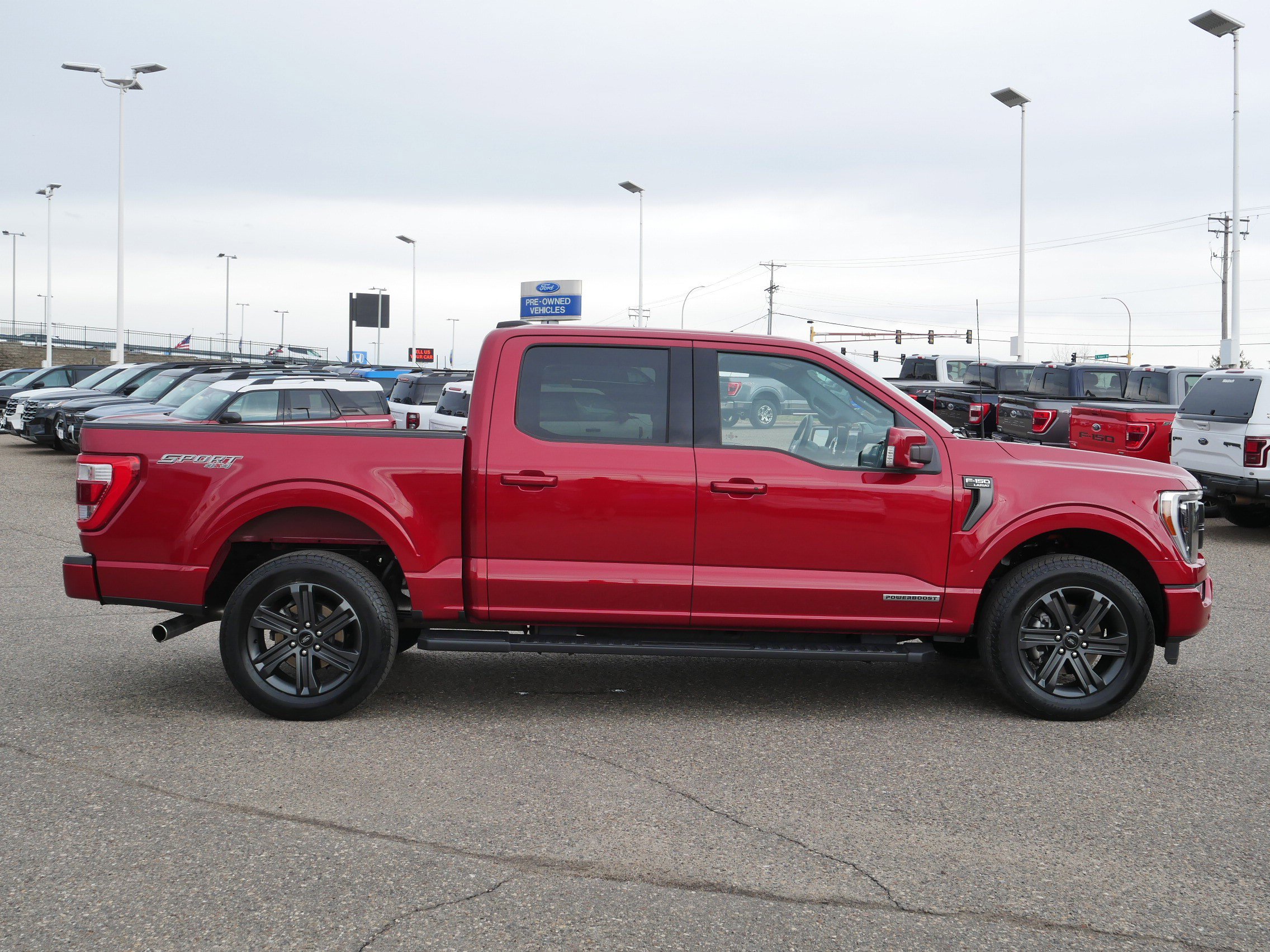 Used 2023 Ford F-150 Lariat with VIN 1FTFW1ED0PFC21244 for sale in Inver Grove Heights, Minnesota
