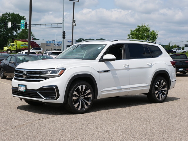 Used 2021 Volkswagen Atlas SEL R-Line with VIN 1V2SR2CA4MC568527 for sale in Inver Grove, Minnesota