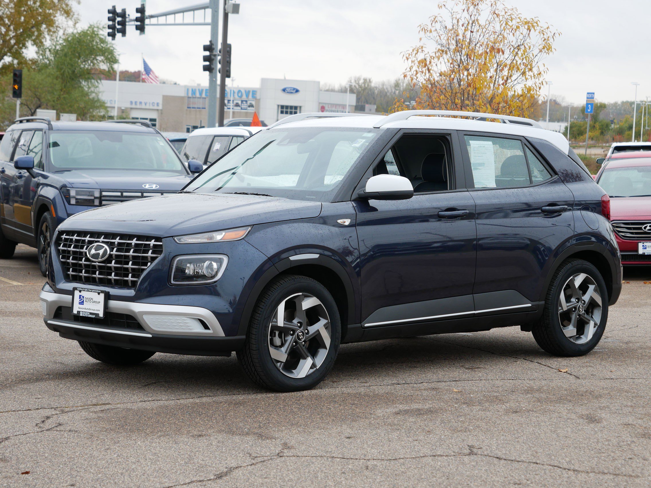 Used 2021 Hyundai Venue Denim with VIN KMHRC8A37MU080168 for sale in Inver Grove Heights, Minnesota